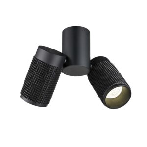 NETTO ΦΩΤΙΣΤΙΚΟ ΟΡΟΦΗΣ ΑmmΩΔΕΣ ΜΑΥΡΟ ΑΛΟΥΜΙΝΙΟ ΣΥΜΒΑΤΙΚΟ 2ΧGU10 IP20 199Χ256mm