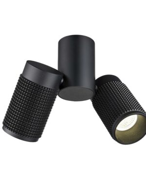 NETTO ΦΩΤΙΣΤΙΚΟ ΟΡΟΦΗΣ ΑmmΩΔΕΣ ΜΑΥΡΟ ΑΛΟΥΜΙΝΙΟ ΣΥΜΒΑΤΙΚΟ 2ΧGU10 IP20 199Χ256mm