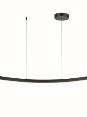 NAAVA-ΦΩΤΙΣΤΙΚΟ ΚΡΕΜΑΣΤΟ ΜΑΥΡΟ ΜΑΤ ΑΛΟΥΜΙΝΙΟΥ LED SMD 20W 3000Κ 1400LM IP20 1020Χ1100ΜΜ