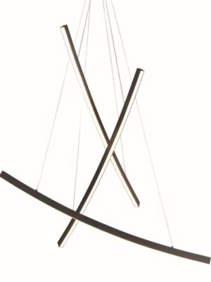 NAAVA-ΦΩΤΙΣΤΙΚΟ ΚΡΕΜΑΣΤΟ ΜΑΥΡΟ ΜΑΤ ΑΛΟΥΜΙΝΙΟΥ LED SMD 60W 3000Κ 4200LM IP20 1020Χ2000ΜΜ