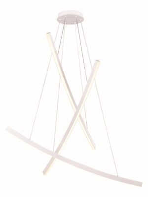 NAAVA-ΦΩΤΙΣΤΙΚΟ ΚΡΕΜΑΣΤΟ ΛΕΥΚΟ ΜΑΤ ΑΛΟΥΜΙΝΙΟΥ LED SMD 60W 3000Κ 4200LM IP20 1020Χ2000ΜΜ