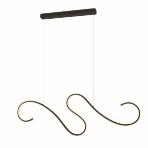 NETTO ΦΩΤΙΣΤΙΚΟ ΚΡΕΜΑΣΤΟ ΜΑΥΡΟ ΜΑΤ ΜΕΤΑΛΛΙΚΟ LED 27W 3000K 1890Lm IP20 1099Χ1750mm