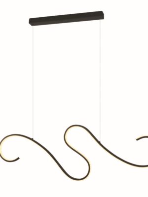 NETTO ΦΩΤΙΣΤΙΚΟ ΚΡΕΜΑΣΤΟ ΜΑΥΡΟ ΜΑΤ ΜΕΤΑΛΛΙΚΟ LED 27W 3000K 1890Lm IP20 1099Χ1750mm