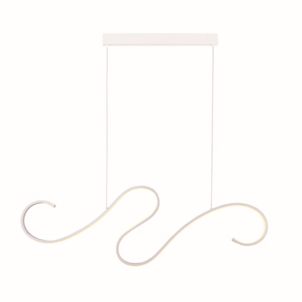 NETTO ΦΩΤΙΣΤΙΚΟ ΚΡΕΜΑΣΤΟ ΛΕΥΚΟ ΜΑΤ ΑΛΟΥΜΙΝΙΟ LED 27W 3000K 1890Lm IP20 1099Χ1750mm