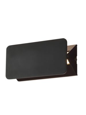 PYRAMID-ΦΩΤΙΣΤΙΚΟ ΕΠΙΤΟΙΧΟ ΜΑΥΡΟ ΑΛΟΥΜΙΝΙΟΥ LED SMD 5W 3000K 450LM IP20  16X8X5,5CM