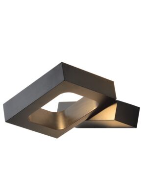 CYCLOP-ΦΩΤΙΣΤΙΚΟ ΕΠΙΤΟΙΧΟ ΜΑΥΡΟ ΑΛΟΥΜΙΝΙΟΥ LED COB 6W 3000K 540LM IP20 14,5X13X3CM