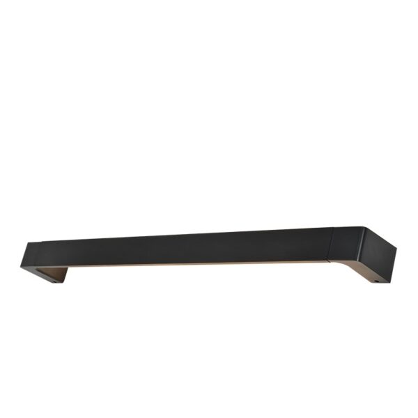 NETTO ΦΩΤΙΣΤΙΚΟ EΠITOIXO ΜΑΥΡΟ ΑΛΟΥΜΙΝΙΟ LED 18W 3000K 1500Lm IP20 900Χ63,5mm