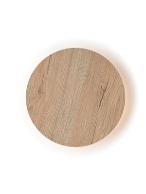 NETTO ΦΩΤΙΣΤΙΚΟ ΕΠΙΤΟΙΧΟ ΑΠΟΧΡΩΣΗ ΑΝΟΙΧΤΟ ΞΥΛΟ ΜΕΤΑΛΛΙΚΟ LED 15W 3200K 1200Lm IP244 Φ308Χ38mm