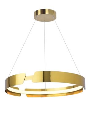 NETTO ΦΩΤΙΣΤΙΚΟ ΚΡΕΜΑΣΤΟ ΣΑΤΙΝΕ ΟΡΕΙΧΑΛΚΙΝΟ ΑΛΟΥΜΙΝΙΟ LED 23W 3000K 1840Lm IP20 Φ400Χ1500MM