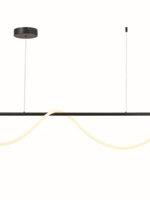 KYMA-ΦΩΤΙΣΤΙΚΟ ΚΡΕΜΑΣΤΟ ΜΑΥΡΟ ΜΑΤ ΜΕΤΑΛΛΙΚΟ LED SMD 36W 3000Κ 2000LM IP20 1200Χ60Χ2150ΜΜ