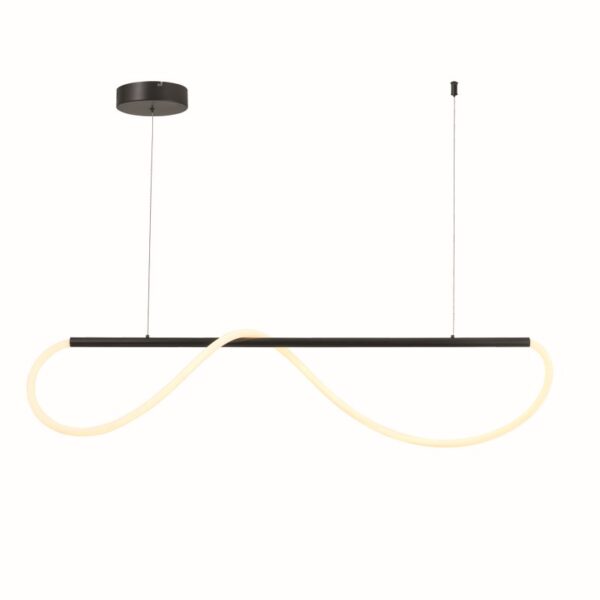 KYMA-ΦΩΤΙΣΤΙΚΟ ΚΡΕΜΑΣΤΟ ΜΑΥΡΟ ΜΑΤ ΜΕΤΑΛΛΙΚΟ LED SMD 36W 3000Κ 2000LM IP20 1200Χ60Χ2150ΜΜ