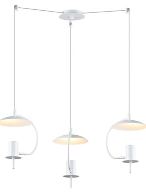 NETTO ΦΩΤΙΣΤΙΚΟ ΚΡΕΜΑΣΤΟ ΛΕΥΚΟ ΜΑΤ ΜΕΤΑΛΛΙΚΟ ΣΥΜΒΑΤΙΚΟ 3ΧGU10 IP20 Φ600Χ1500mm