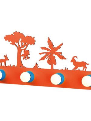 NETTO ΦΩΤΙΣΤΙΚΟ ΕΠΙΤΟΙΧΟ ΠΟΡΤΟΚΑΛΙ MDF ΣΥΜΒΑΤΙΚΟ 4ΧΕ27 IP20 510Χ243Χ60mm