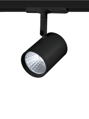 LED COB ΦΩΤΙΣΤΙΚΟ ΡΑΓΑΣ 230V AC 7W 3000K 24° 700LM Ra80 2 ΣΥΡΜΑΤΑ ΜΑΥΡΟ