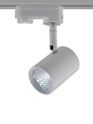 LED COB ΦΩΤΙΣΤΙΚΟ ΡΑΓΑΣ 230V AC 7W 3000K 24° 700LM Ra80 4 ΣΥΡΜΑΤΑ ΓΚΡΙ