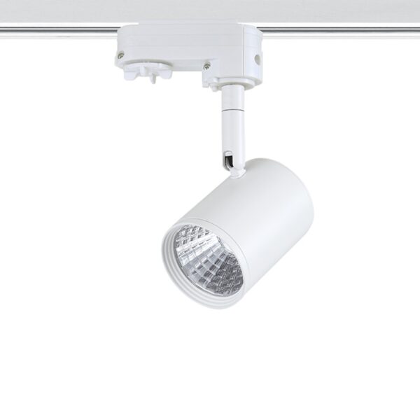 LED COB ΦΩΤΙΣΤΙΚΟ ΡΑΓΑΣ 230V AC 7W 3000K 24° 700LM Ra80 4 ΣΥΡΜΑΤΑ ΛΕΥΚΟ