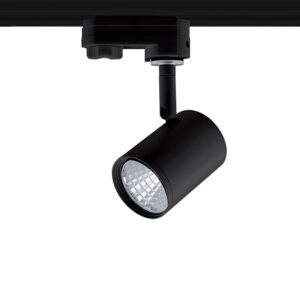 LED COB ΦΩΤΙΣΤΙΚΟ ΡΑΓΑΣ 230V AC 7W 4000K 24° 760LM Ra80 4 ΣΥΡΜΑΤΑ ΜΑΥΡΟ