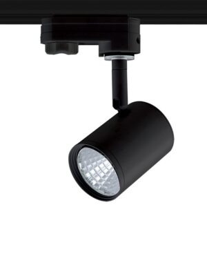 LED COB ΦΩΤΙΣΤΙΚΟ ΡΑΓΑΣ 230V AC 7W 4000K 24° 760LM Ra80 4 ΣΥΡΜΑΤΑ ΜΑΥΡΟ