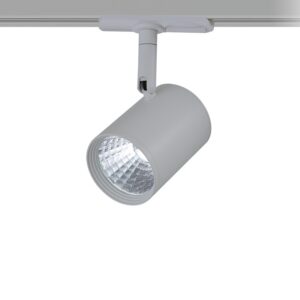LED COB ΦΩΤΙΣΤΙΚΟ ΡΑΓΑΣ 230V AC 7W 4000K 24° 760LM Ra80 2 ΣΥΡΜΑΤΑ ΓΚΡΙ