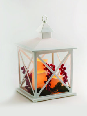 ΦΑΝΑΡΙ ΛΕΥΚΟ ΠΛΑΣΤΙΚΟ ΜΕ 3 ΚΕΡΙΑ ΓΚΙ ΜΕ 3 LED FLICKER ΘΕΡΜΟ ΛΕΥΚΟ ΜΠΑΤΑΡΙΕΣ 3xAAA (ΔΕΝ ΣΥΜΠ) IP20 235x1235x375mm