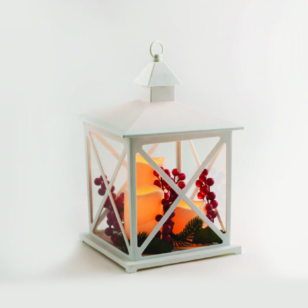 ΦΑΝΑΡΙ ΛΕΥΚΟ ΠΛΑΣΤΙΚΟ ΜΕ 3 ΚΕΡΙΑ ΓΚΙ ΜΕ 3 LED FLICKER ΘΕΡΜΟ ΛΕΥΚΟ ΜΠΑΤΑΡΙΕΣ 3xAAA (ΔΕΝ ΣΥΜΠ) IP20 235x1235x375mm