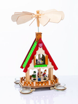 ΧΡΙΣΤΟΥΓΕΝΝΙΑΤΙΚΟ ΔΙΑΚΟΣΜΗΤΙΚΟ ΞΥΛΙΝΟ ΣΠΙΤΙ ΠΑΓΟΔΡΟΜΙΟ ΜΕ ΒΑΣΗ ΚΕΡΙΩΝ ΡΕΣΩ (ΧΩΡΙΣ ΚΕΡΑΚΙΑ) ΜΟΤΙΦ 180*13*36mm