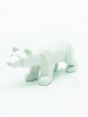 ΔΙΑΚΟΣΜΗΤΙΚΗ ΑΡΚΟΥΔΑ ΡΗΤΙΝΗΣ ΛΕΥΚΟ 170x65x100mm